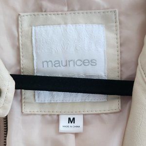 Light pink/beige leather jacket